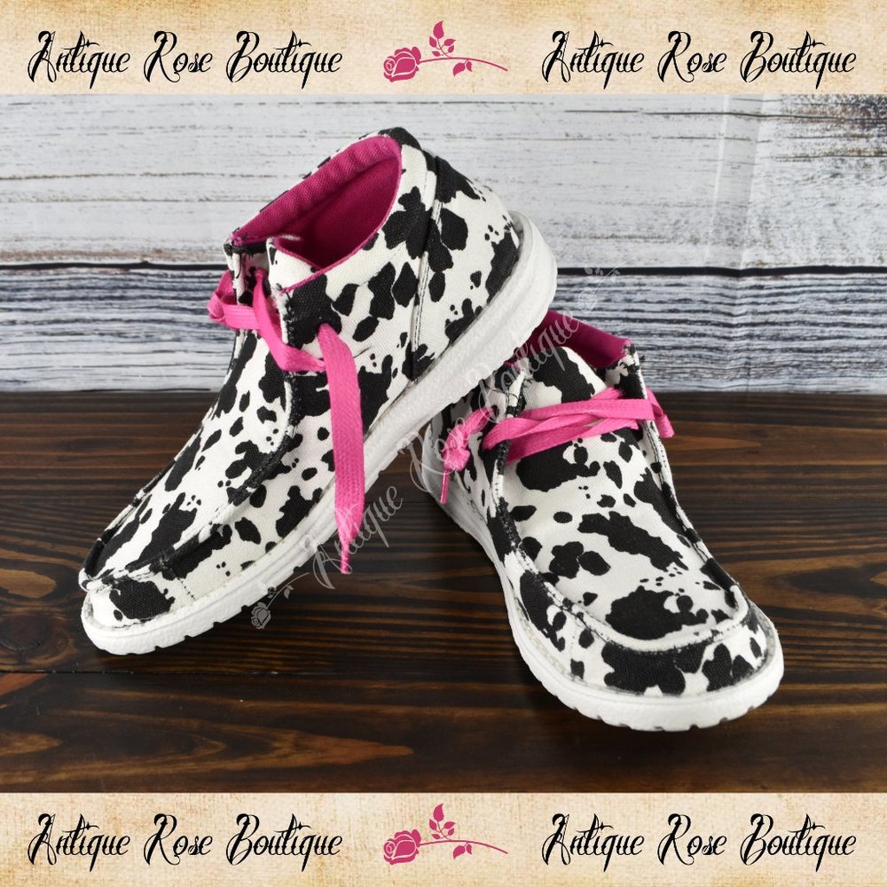 🌹 Very G Gypsy Jazz White & Black Slinky Fashion Sneakers